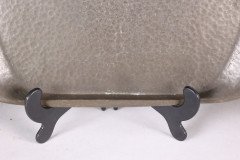 Liberty & Co., English Pewter 0881. An Arts & Crafts Unpolished Pewter Tray - Thumbnail 13