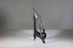 Liberty & Co., Tudric 042 a Large Arts & Crafts Pewter Tray with Heart Handles - Thumbnail 2