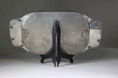 Liberty & Co., Tudric 042 a Large Arts & Crafts Pewter Tray with Heart Handles - Thumbnail 4