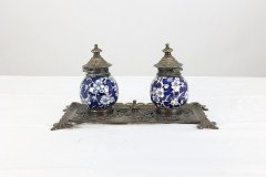 Townshend Art Metal Workers. Birmingham. Anglo-Japanese Brass Pen/quill Tray - Thumbnail 7