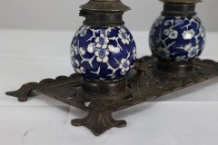 Townshend Art Metal Workers. Birmingham. Anglo-Japanese Brass Pen/quill Tray - Thumbnail 11