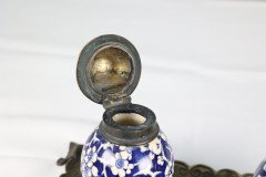 Townshend Art Metal Workers. Birmingham. Anglo-Japanese Brass Pen/quill Tray - Thumbnail 18