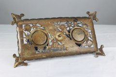 Townshend Art Metal Workers. Birmingham. Anglo-Japanese Brass Pen/quill Tray - Thumbnail 20