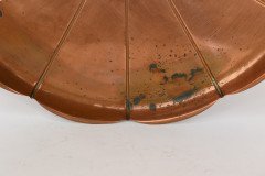 W. A. S. Benson Stamped Mark. A Very Large Arts & Crafts Copper Lily Pad Tray - Thumbnail 7