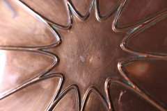 W. A. S. Benson Stamped Mark. A Very Large Arts & Crafts Copper Lily Pad Tray - Thumbnail 10