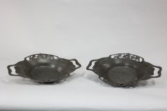 Liberty & Co., Made by William Haseler. A Pair of Arts & Crafts Pewter Trays - Thumbnail 2