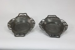 Liberty & Co., Made by William Haseler. A Pair of Arts & Crafts Pewter Trays - Thumbnail 3