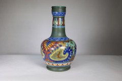 Gouda Holland, art Nouveau earthenware Rhodian vase - Thumbnail 5