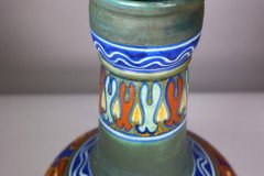 Gouda Holland, art Nouveau earthenware Rhodian vase - Thumbnail 9