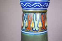 Gouda Holland, art Nouveau earthenware Rhodian vase - Thumbnail 10