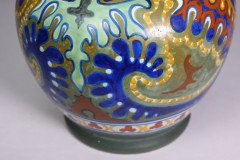 Gouda Holland, art Nouveau earthenware Rhodian vase - Thumbnail 12