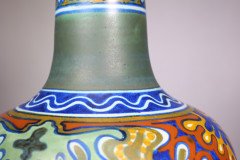 Gouda Holland, art Nouveau earthenware Rhodian vase - Thumbnail 11