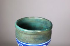 Gouda Holland, art Nouveau earthenware Rhodian vase - Thumbnail 8