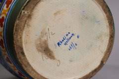 Gouda Holland, art Nouveau earthenware Rhodian vase - Thumbnail 14