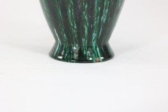 Dr. C Dresser for Linthorpe. A Large Vase with Raining Green & Subtle Blue Glaze - Thumbnail 4