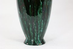 Dr. C Dresser for Linthorpe. A Large Vase with Raining Green & Subtle Blue Glaze - Thumbnail 5