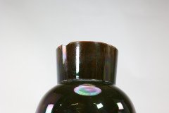 Dr. C Dresser for Linthorpe. A Large Vase with Raining Green & Subtle Blue Glaze - Thumbnail 7