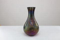 Royal Brierley Studio. A Colourful Iridescent Art Glass Vase - Thumbnail 4