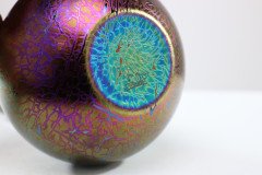 Royal Brierley Studio. A Colourful Iridescent Art Glass Vase - Thumbnail 10