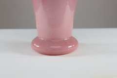 Vasart. An Iridescent Pink & Blue Swirl Glass Vase - Thumbnail 12