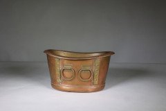 Liberty & Co., an Arts & Crafts Champagne Boat Shaped Champagne Bucket - Thumbnail 7