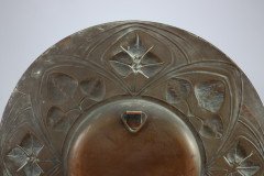 Arts & Crafts Copper Wall Plate with Floral Decoration c.1900 - Thumbnail 13