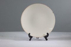 An Art Deco hand painted plate depicting Lois the Witch holding a black cat - Thumbnail 21