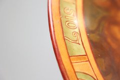 An Art Deco hand painted plate depicting Lois the Witch holding a black cat - Thumbnail 11