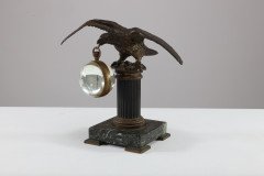 French Gilt Bronze Fob Watch Holder - Thumbnail 3