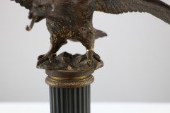 French Gilt Bronze Fob Watch Holder - Thumbnail 10