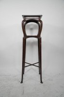 Liberty & Co., attributed. A Tall Arts & Crafts Walnut Torchère with an Art Nouveau Style - Thumbnail 3