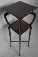 Liberty & Co. Attributed, a Tall Arts & Crafts Walnut Torchère with Art Nouveau Style - Thumbnail 6