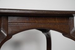 Liberty & Co., attributed. A Tall Arts & Crafts Walnut Torchère with an Art Nouveau Style - Thumbnail 12