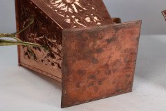 An Arts & Crafts Copper Conical Coal Bucket & Lid - Thumbnail 19