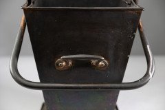 Robert Hilton. An Arts & Crafts Copper Coal Bucket with a Single Flower in Seed - Thumbnail 14