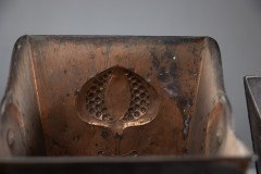 Robert Hilton. An Arts & Crafts Copper Coal Bucket with a Single Flower in Seed - Thumbnail 13