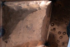 Robert Hilton. Arts & Crafts Copper Coal Bucket with a Single Flower in Seed - Thumbnail 20
