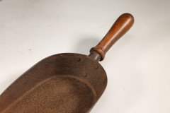 Dr. C Dresser for Benham & Froud (stamped Mark). An Aesthetic Movement Brass Fire Bucket & Shovel - Thumbnail 9