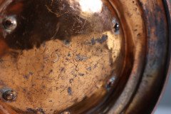Dr. C Dresser for Benham & Froud (stamped Mark). An Aesthetic Movement Brass Fire Bucket & Shovel - Thumbnail 15