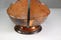 Dr. C Dresser for Benham & Froud (stamped Mark). An Aesthetic Movement Brass Fire Bucket & Shovel - Thumbnail 10