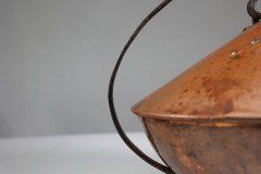 Dr. C Dresser for Benham & Froud (stamped Mark). An Aesthetic Movement Brass Fire Bucket & Shovel - Thumbnail 12