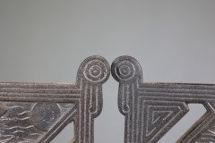 Henry Jeckyll Attributed, Robbins & Co., a Pair of Anglo-Japanese Cast Iron Fire Dogs - Thumbnail 10