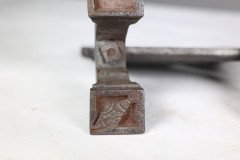 Henry Jeckyll Attributed, Robbins & Co., a Pair of Anglo-Japanese Cast Iron Fire Dogs - Thumbnail 16