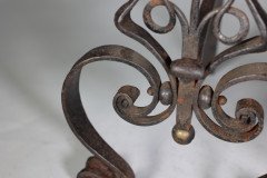 C. R. Ashbee for the Guild of Handicraft Attributed, an Early Pair of Hand Wrought Iron & Copper Fire Dogs - Thumbnail 13