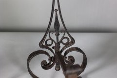 C. R. Ashbee for the Guild of Handicraft Attributed, an Early Pair of Hand Wrought Iron & Copper Fire Dogs - Thumbnail 9
