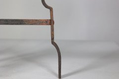 C. R. Ashbee for the Guild of Handicraft Attributed, Early Pair of Hand Wrought Iron & Copper Fire Dogs - Thumbnail 17