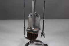 Thornton & Downer Attributed, a Set of Four Arts & Crafts Cotswold School Hand Made Steel Fire Tools - Thumbnail 15