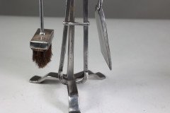 Thornton & Downer Attributed, a Set of Four Arts & Crafts Cotswold School Hand Made Steel Fire Tools - Thumbnail 17