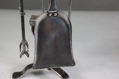 Thornton & Downer Attributed, a Set of Four Arts & Crafts Cotswold School Hand Made Steel Fire Tools - Thumbnail 18