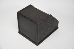 In the style of Daniel Cottier, Aesthetic Movement Dark Oak Coal Box - Thumbnail 6